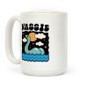 Nassie Lochness Monster Butt Parody Coffee Mug