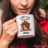 Nativity Holy Family Jesus Christmas Personalized Mug, Imitation Latch Hook Yarn Cozy Christian Gift with Custom Name Nativity Holy Family Jesus Christmas Personalized Mug, Imitation Latch Hook Yarn Cozy Christian Gift with Custom Name