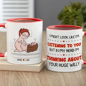 Naughty Couple Make Love, Personalized Couple Mug Gift For Couple