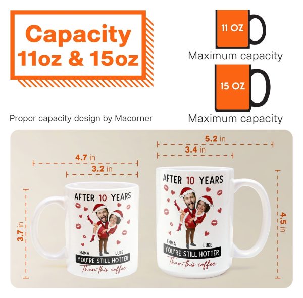 New After Years You're Still Hotter Than This Coffee - Personalized Photo Mug New After Years You're Still Hotter Than This Coffee - Personalized Photo Mug