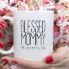 New Mom Personalized Mug, Blessed Mommy Gift With Custom Name and Year New Mom Personalized Mug, Blessed Mommy Gift With Custom Name and Year