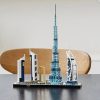 New York London Pairs Dubai Lanmark City Skyline Building Blocks