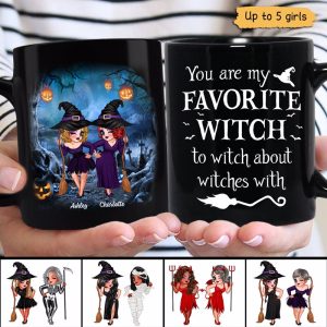 Night Halloween Doll Best Friends Personalized Mug