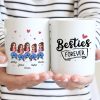 No Greater Gift Than Sisters Besties Pretty Cartoon Girls Personalized Mug
