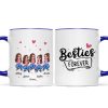 No Greater Gift Than Sisters Besties Pretty Cartoon Girls Personalized Mug