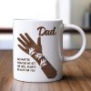 No Matter How Big We Get Personalized Mug, Gift For Dad