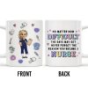 No Matter How Difficult The Days May Get, Nurse And Medical Symbols - Personalized Custom Coffee Mug - NUR019_MG