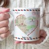 No Matter Where You Are You'll Always Be In My Heart, Map Lover Long Distance Relationship Couple