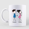 No One Told You Stick Couple Personalized Mug