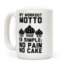 No Pain No Cake Coffee Mug No Pain No Cake Coffee Mug