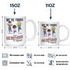 No Returns Or Refunds Funny Chibi Grandkids - Gift For Dad, Mom, Grandma, Grandpa - Personalized Mug
