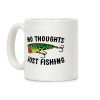 No Thoughts Just Fishing Coffee Mug No Thoughts Just Fishing Coffee Mug