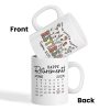 Not My Problem Anymore Retirement Gift Calendar Keepsake Personalized Mug, Farewell Good Luck Gift Coworker, Teacher, Nurse