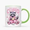 Not Today Cupid Anti- Funny Raccoon Personalized Mug