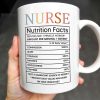 Nurse Nutrition Facts, Miracle Worker, Essential Traits - Personalized Custom Coffee Mug - NUR015_MG