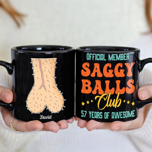 Office Member Saggy Balls Club-Gift For Father-Personalized Coffee Mug-Father's Day Mug Office Member Saggy Balls Club-Gift For Father-Personalized Coffee Mug-Father's Day Mug