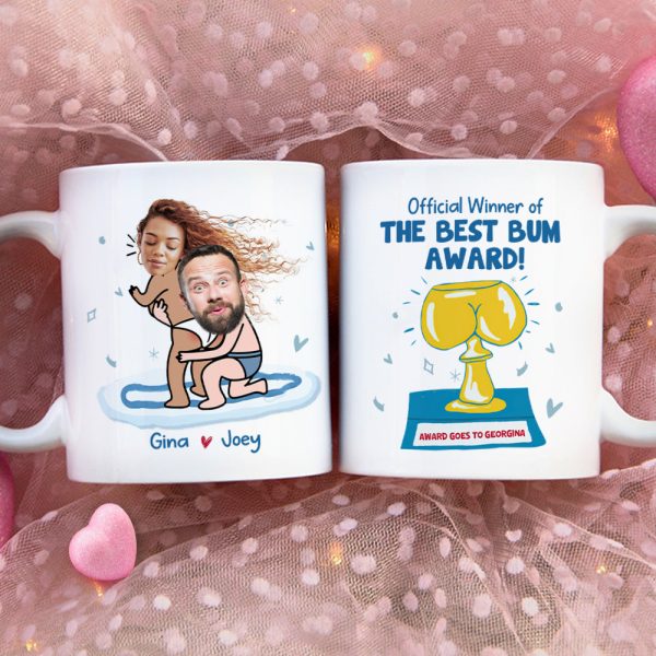 Official Winner Of The Best Bum Award, Couple Gift, Personalized Mug, Naughty Couple Mug Official Winner Of The Best Bum Award, Couple Gift, Personalized Mug, Naughty Couple Mug