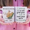Old Couple Even When We're Old and Wrinkly - Personalized White Mug - Gift for Couple