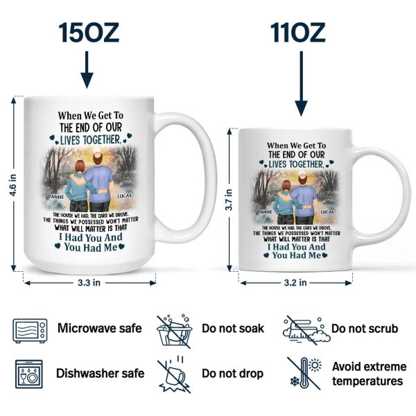 Old Couple I Had You And You Had Me - Personalized Mug Old Couple I Had You And You Had Me - Personalized Mug