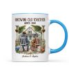 Old Couple Sitting On The Porch Growing Old Together Since Personalized Mug, Heartfelt Gift For Couple, For Him, For Her, Husband, Wife Old Couple Sitting On The Porch Growing Old Together Since Personalized Mug, Heartfelt Gift For Couple, For Him, For Her, Husband, Wife