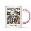 Old Couple Sitting On The Porch Growing Old Together Since Personalized Mug, Heartfelt Gift For Couple, For Him, For Her, Husband, Wife Old Couple Sitting On The Porch Growing Old Together Since Personalized Mug, Heartfelt Gift For Couple, For Him, For Her, Husband, Wife