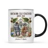 Old Couple Sitting On The Porch Growing Old Together Since Personalized Mug, Heartfelt Gift For Couple, For Him, For Her, Husband, Wife Old Couple Sitting On The Porch Growing Old Together Since Personalized Mug, Heartfelt Gift For Couple, For Him, For Her, Husband, Wife