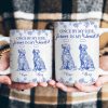 Once By My Side, Forever In My Heart Dog Memorial Toile De Jouy - Personalized Mug Once By My Side, Forever In My Heart Dog Memorial Toile De Jouy - Personalized Mug