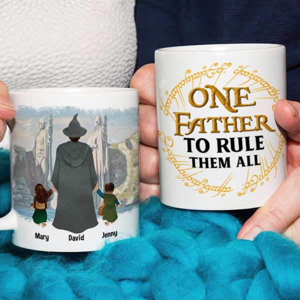 One Father To Rule Them All 04QHTN060623 Personalized Mug One Father To Rule Them All 04QHTN060623 Personalized Mug