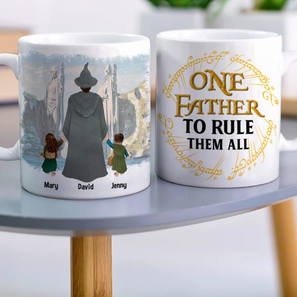One Father To Rule Them All 04QHTN060623 Personalized Mug One Father To Rule Them All 04QHTN060623 Personalized Mug
