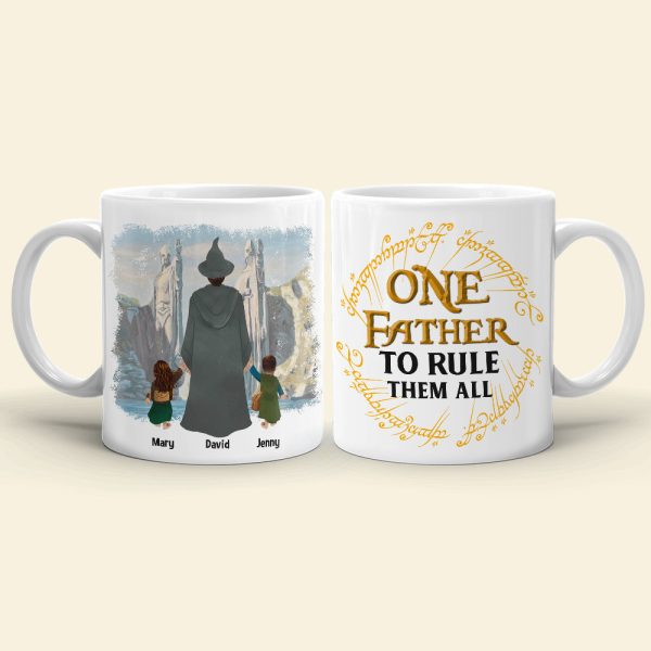 One Father To Rule Them All 04QHTN060623 Personalized Mug One Father To Rule Them All 04QHTN060623 Personalized Mug