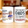 Only The Best Dads Get Promoted To Grandpa - Personalized Custom Coffee Mug - GRP031_MG Only The Best Dads Get Promoted To Grandpa - Personalized Custom Coffee Mug - GRP031_MG