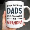 Only The Best Dads Get Promoted To Grandpa - Personalized Custom Coffee Mug - GRP031_MG Only The Best Dads Get Promoted To Grandpa - Personalized Custom Coffee Mug - GRP031_MG