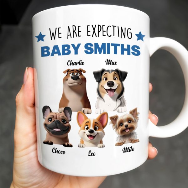 Only The Best Dog Dads Get Promoted To Human Dads - Personalized Custom Coffee Mug - DAD241_MG Only The Best Dog Dads Get Promoted To Human Dads - Personalized Custom Coffee Mug - DAD241_MG