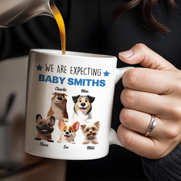 Only The Best Dog Dads Get Promoted To Human Dads - Personalized Custom Coffee Mug - DAD241_MG Only The Best Dog Dads Get Promoted To Human Dads - Personalized Custom Coffee Mug - DAD241_MG