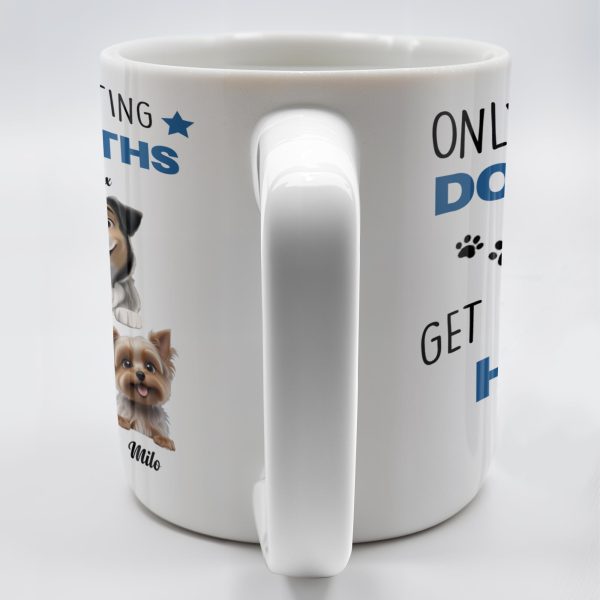Only The Best Dog Dads Get Promoted To Human Dads - Personalized Custom Coffee Mug - DAD241_MG Only The Best Dog Dads Get Promoted To Human Dads - Personalized Custom Coffee Mug - DAD241_MG
