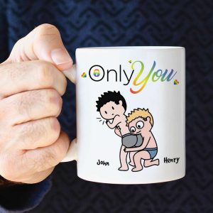 Only You Couple LGBTQ+ Personalized Coffee Mug Gift For Your Partner - 02qhhn170623hh