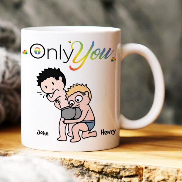 Only You Couple LGBTQ+ Personalized Coffee Mug Gift For Your Partner - 02qhhn170623hh