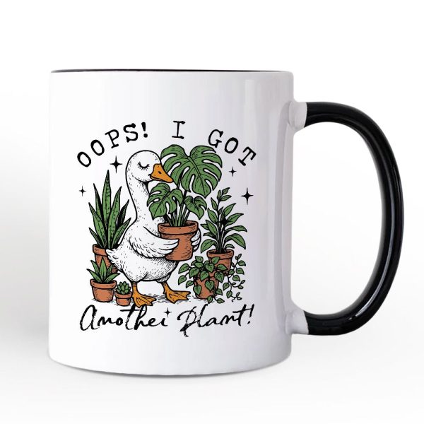 Oops I Got Another Plant Goose Personalized Mug, Sarcastic Gardening Humor Gift with Custom Name Oops I Got Another Plant Goose Personalized Mug, Sarcastic Gardening Humor Gift with Custom Name