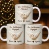 Our 1st Christmas Engaged, Hands Holding With Ring - Personalized Custom Coffee Mug - CPL773_MG Our 1st Christmas Engaged, Hands Holding With Ring - Personalized Custom Coffee Mug - CPL773_MG