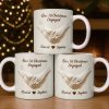 Our 1st Christmas Engaged, Holding Hands With Ring - Personalized Custom Coffee Mug - CPL1055_MG Our 1st Christmas Engaged, Holding Hands With Ring - Personalized Custom Coffee Mug - CPL1055_MG