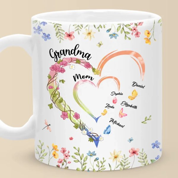 Our Family, Her Legacy - Family Personalized Custom Mug - Mother's Day, Gift For Mom, Grandma Our Family, Her Legacy - Family Personalized Custom Mug - Mother's Day, Gift For Mom, Grandma