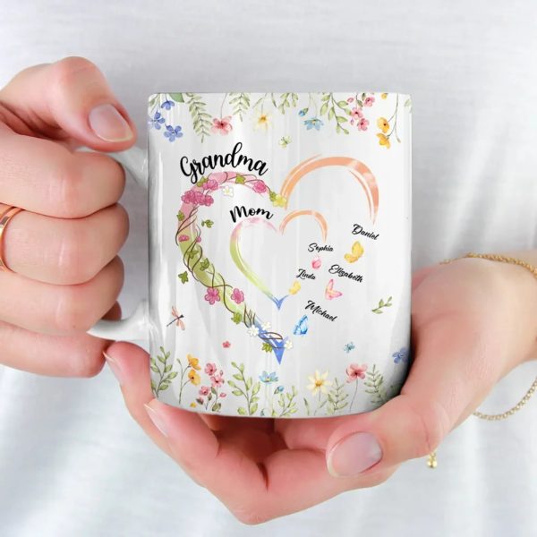Our Family, Her Legacy - Family Personalized Custom Mug - Mother's Day, Gift For Mom, Grandma Our Family, Her Legacy - Family Personalized Custom Mug - Mother's Day, Gift For Mom, Grandma