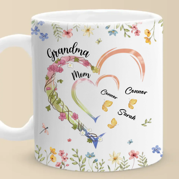Our Family, Her Legacy - Family Personalized Custom Mug - Mother's Day, Gift For Mom, Grandma Our Family, Her Legacy - Family Personalized Custom Mug - Mother's Day, Gift For Mom, Grandma
