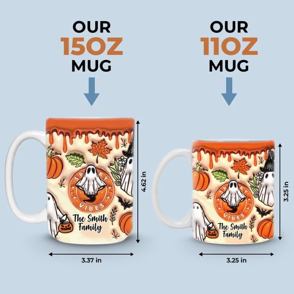 Our Family Is A Real Scream - Family Personalized Custom 3D Inflated Effect Printed Mug - Halloween Gift For Family Members Our Family Is A Real Scream - Family Personalized Custom 3D Inflated Effect Printed Mug - Halloween Gift For Family Members