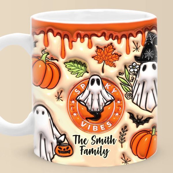 Our Family Is A Real Scream - Family Personalized Custom 3D Inflated Effect Printed Mug - Halloween Gift For Family Members Our Family Is A Real Scream - Family Personalized Custom 3D Inflated Effect Printed Mug - Halloween Gift For Family Members