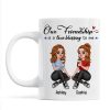 Our Friendship True Blessing Pretty Cartoon Besties Sisters Personalized Mug