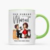 Our Humans Are Getting Married Personalized Mug, Custom Dog Cat Engagement Cup, Pet Engagement Wedding Gift