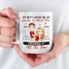 Our Love Is Sweeter Than Candy Canes - Couple Personalized Custom Mug - Christmas Gift For Husband Wife, Anniversary