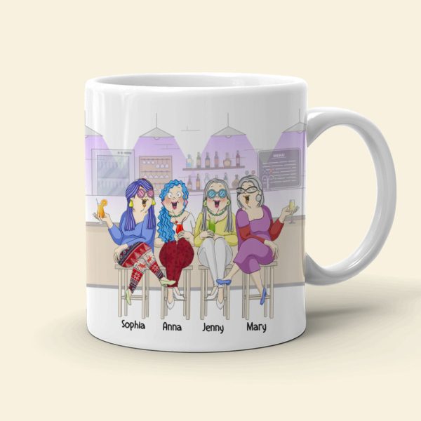 Our Sisterhood Is A True Blessing To Me Personalized Old Friends Mug, Gift For Friends
