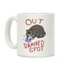 Out Damned Spot Macbeth Raccoon Coffee Mug Out Damned Spot Macbeth Raccoon Coffee Mug